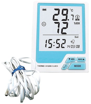 Indoor 3-in-1 Thermometer Hygrometer Barometer - China Thermo Hygrometer,  Environment Meter