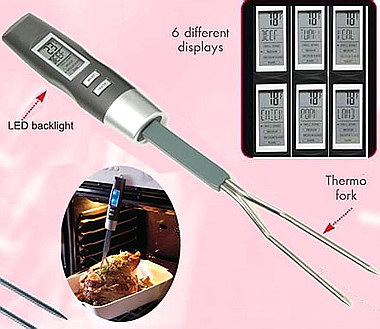 Maverick Instant-Read BBQ & Meat Thermometer Fork